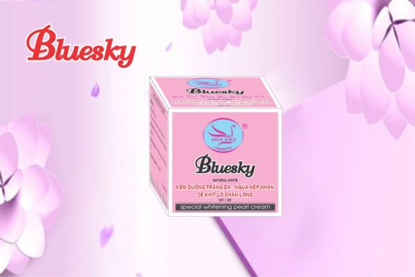 Kem dưỡng trắng da, ngừa nếp nhăn, se khít lỗ chân lông (Bluesky) 6G